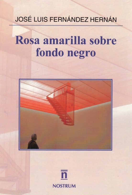 Rosa Amarilla Sobre Fondo Negro