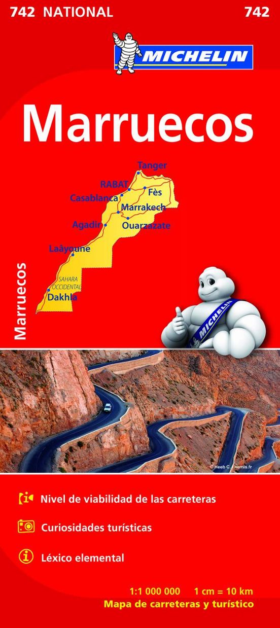 Mapa Marruecos 2015 Ref. 11742