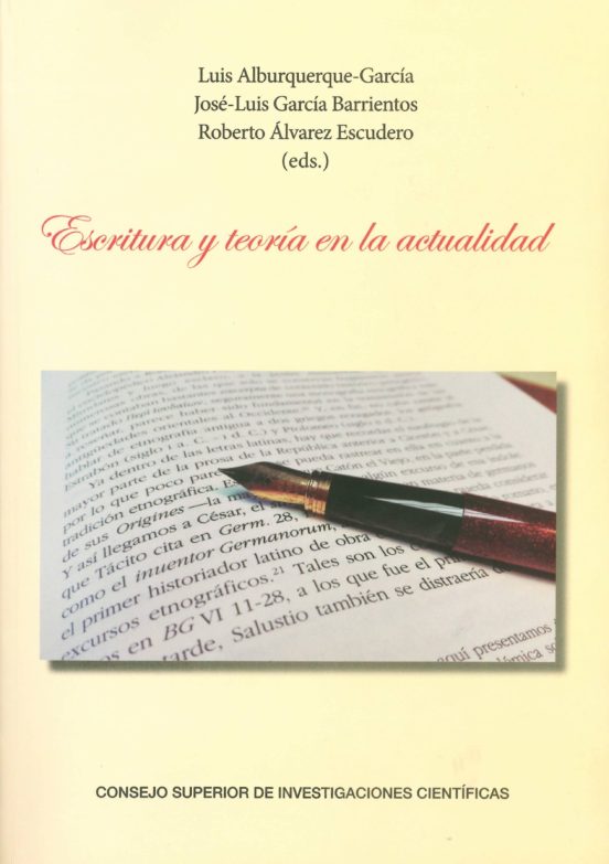 Escritura Y Teoría En La Actualidad