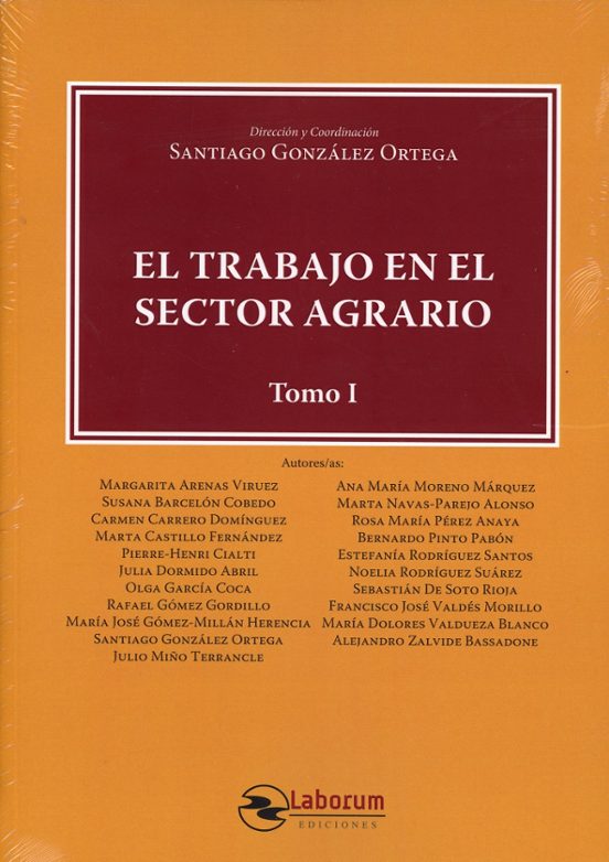Trabajo En El Sector Agrario 2 Tomos