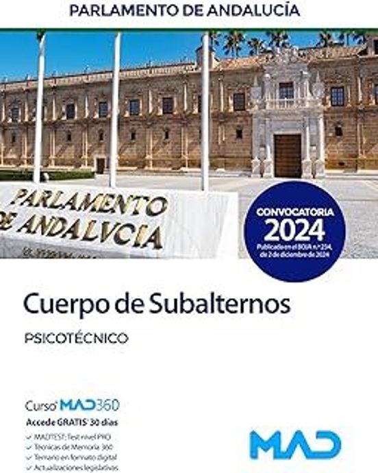 Psicotécnico Cuerpo De Subalternos Del Parlamento De Andalucia