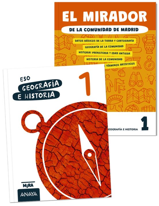 Geografía e Historia 1º ESO + el Mirador de la Comunidad de Madrid