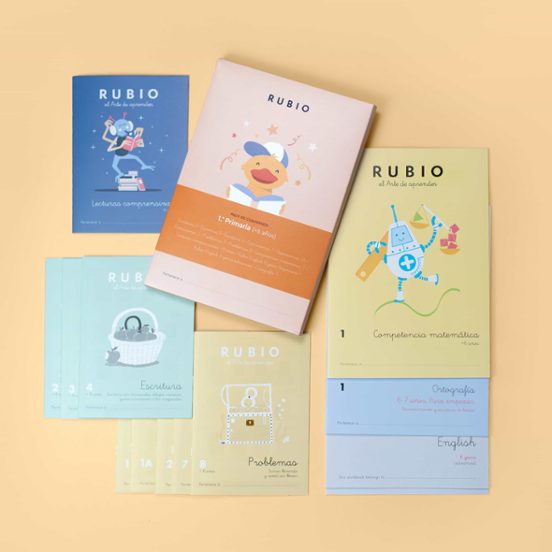 Pack De 13 Cuadernos Rubio 1º De Primaria