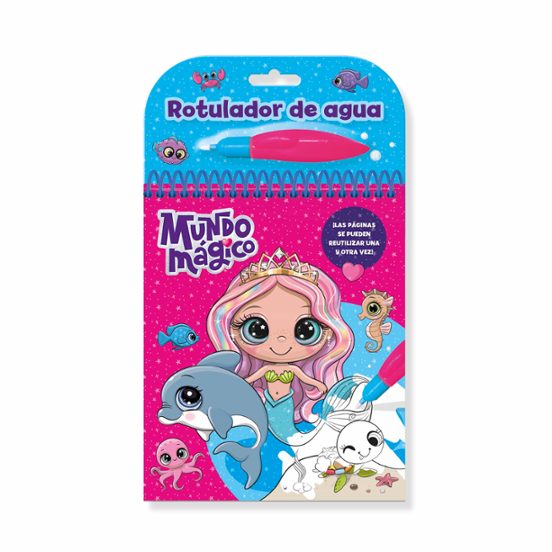 Ludum Mundo Mágico - Libreta Rotulador De Agua