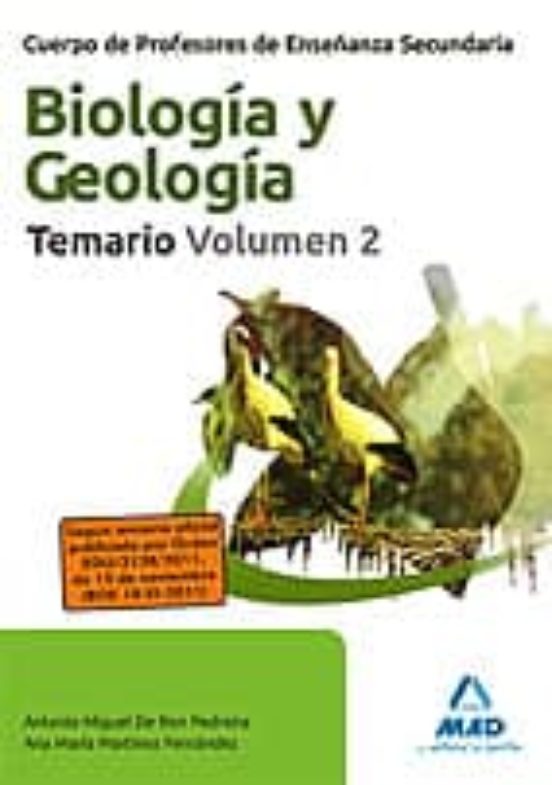 Cuerpo De Profesores De Enseñanza Secundaria. Biologia Y Geologia Tema