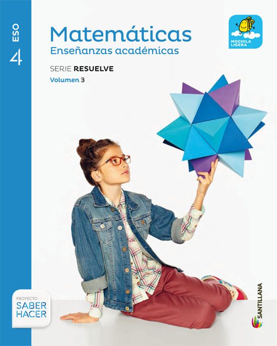 Matematicas Academicas 4º Eso Mochila Ligera Saber Hacer Ed 2016