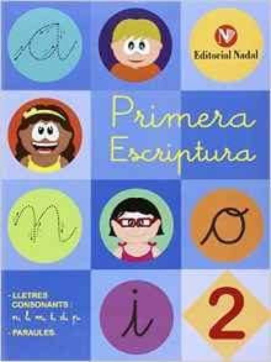 2 Consonants: N M L T D P. Paraules. Colección Primera Escriptura