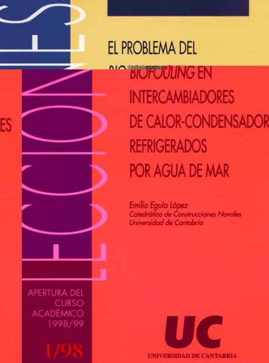 El Problema Del Biofouling En Intercambiadores De Calor-condensadores Refrigerados Por Agua De Mar