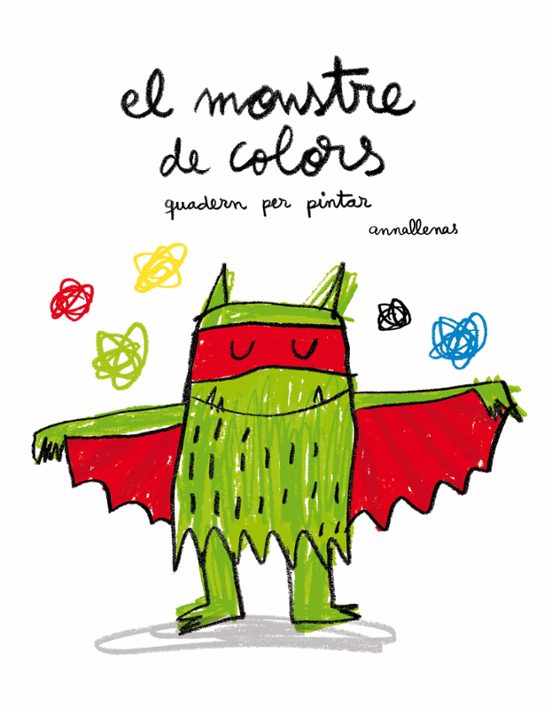 El Monstre De Colors. Quadern Per Pintar