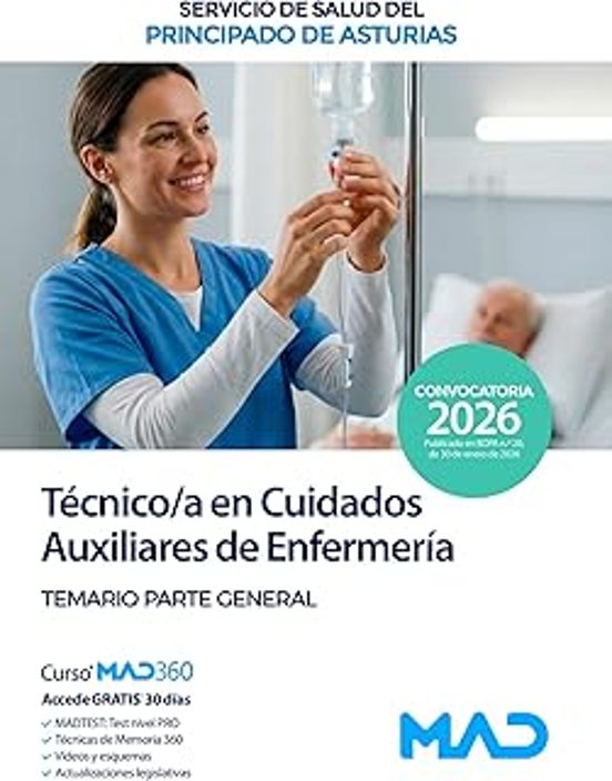 Técnico/a En Cuidados Auxiliares De Enfermería Servicio De Salud Del P