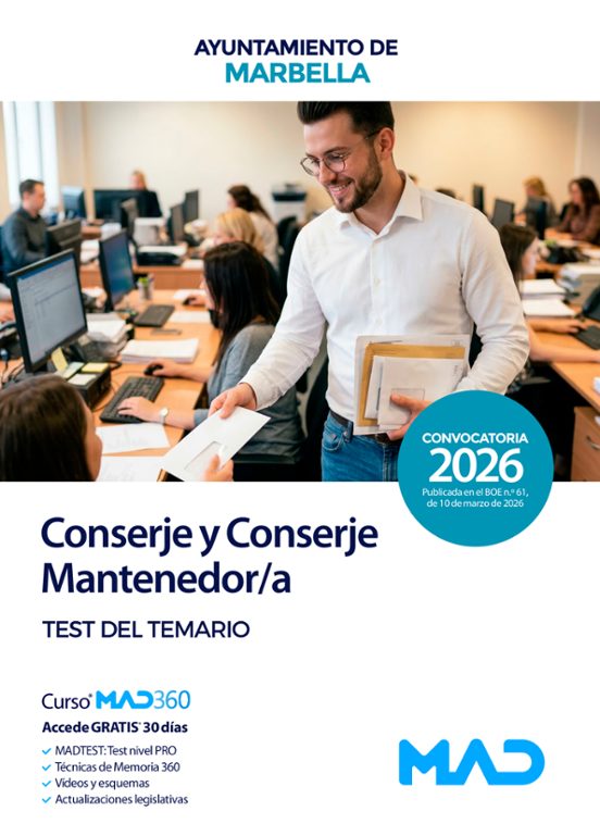 Conserje Y Conserje Mantenedor / A. Ayuntamiento De Marbell. Test Del
