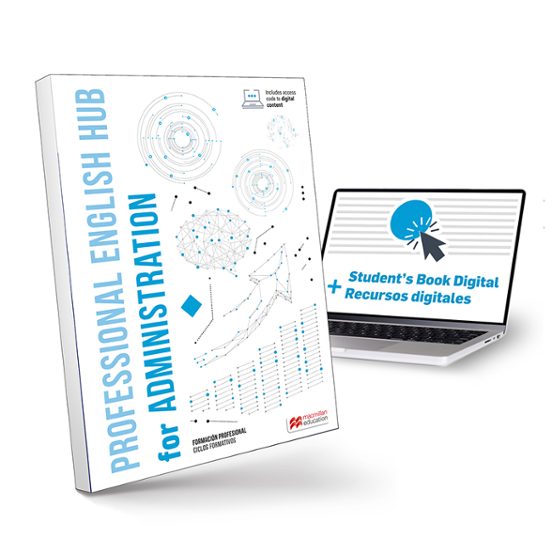 Professional English Hub. Libro de texto físico de inglés para FP especializado en Administración