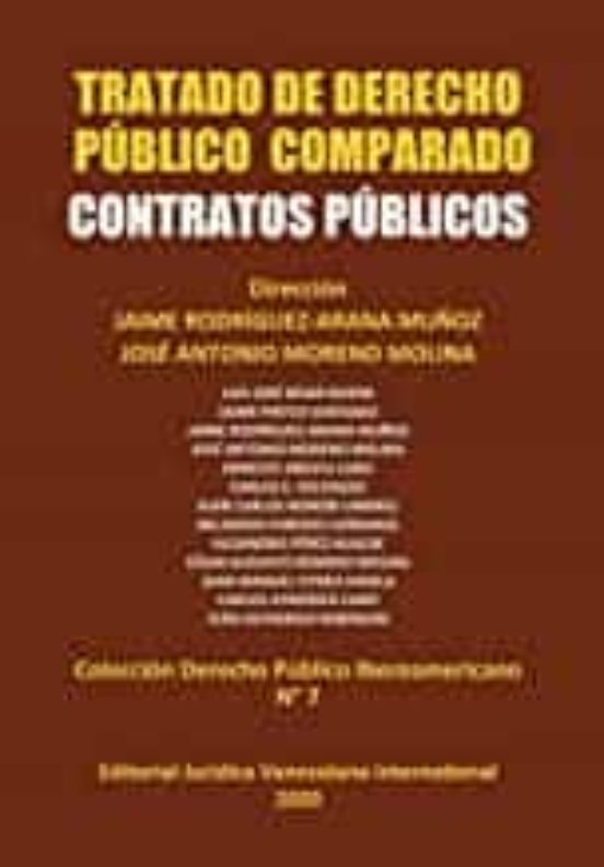 Tratado De Derecho Público Comparado. Contratos Públicos