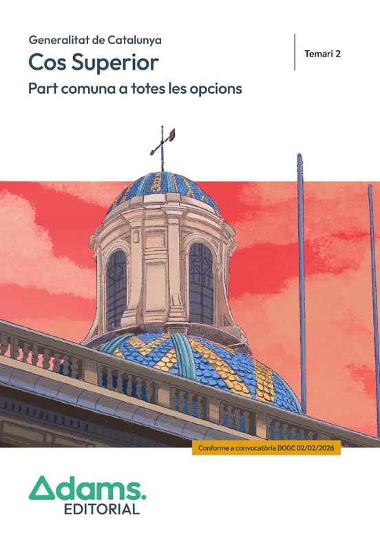 Cos Superior. Generalitat De Catalunya. Part Comuna A Totes Les Opcion