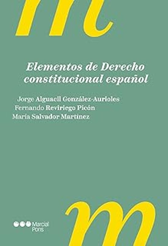 Elementos de Derecho constitucional español 4.ª ed