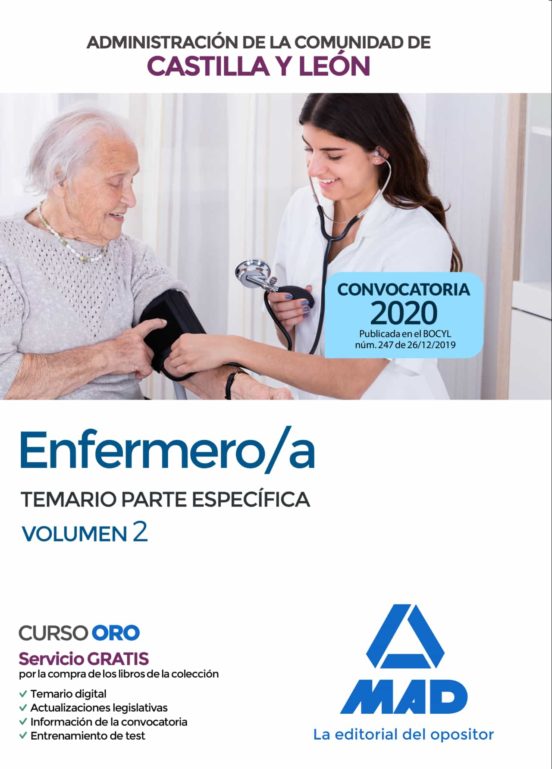 Enfermero/a De La Administración De La Comunidad De Castilla Y León.Temario Específico Volumen 2