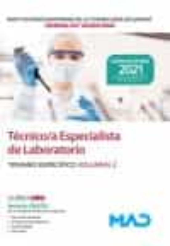 Técnico/a Especialista De Laboratorio De Las Instituciones Sanitarias De La Conselleria De Sanitat De La Generalitat Valenciana. Temario Específico Volumen 2