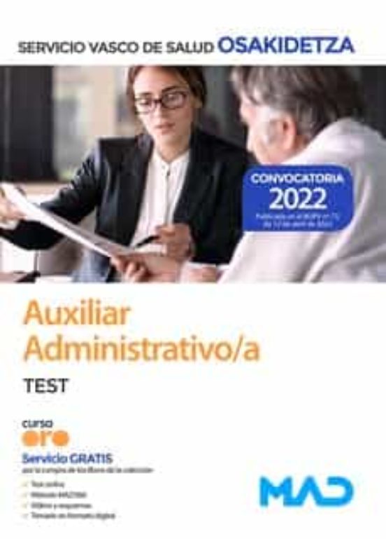 Auxiliares Administrativos. Servicio Vasco De Salud. Osakidetza