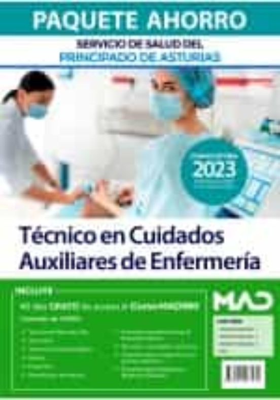Paquete Ahorro Técnico/a En Cuidados Auxiliares De Enfermería