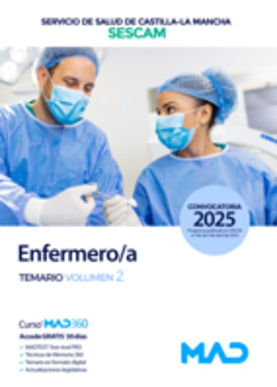 Enfermero/a. Servicio De Salud De Castilla-la Mancha . Temario