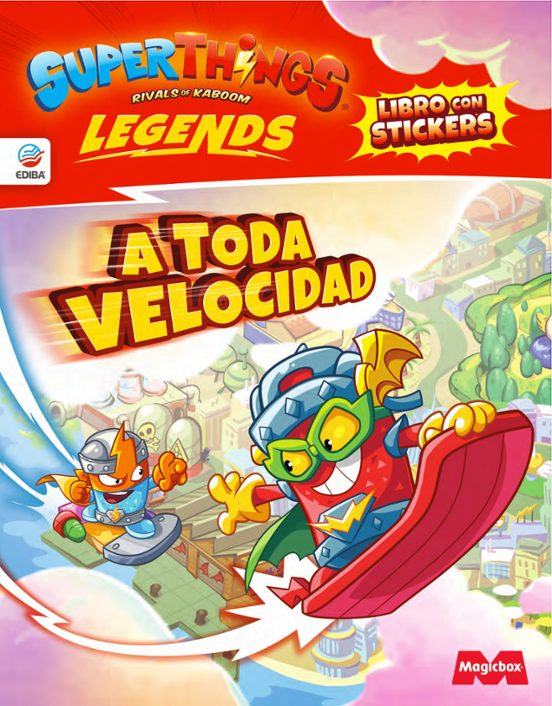 Libro De Stickers Superthings Legends - España