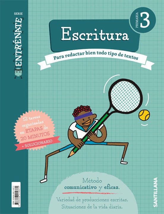 Entrénate. Cuaderno Escritura 3 Primaria
