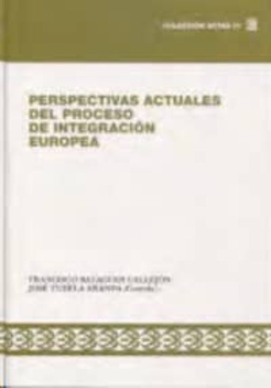 Perspectivas Actuales Del Proceso De Integración Europea