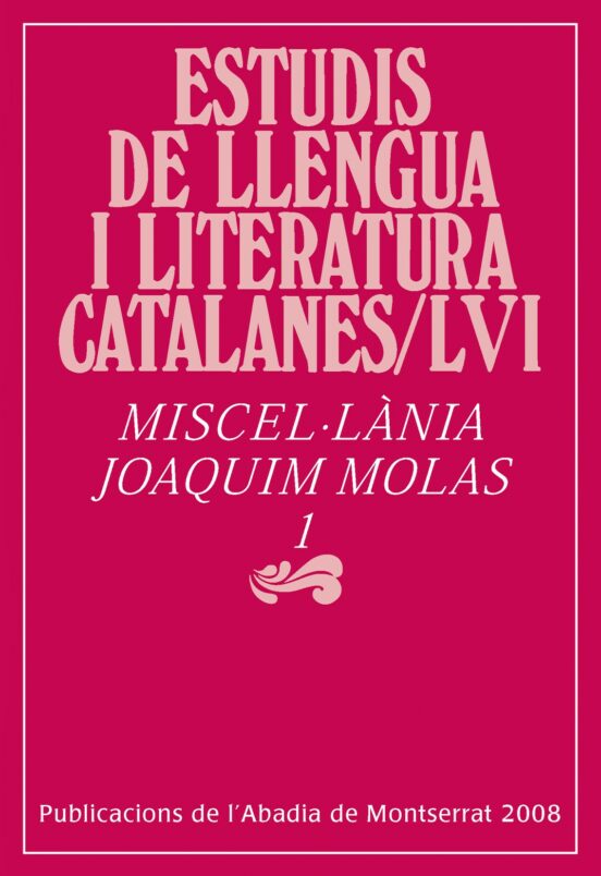 Miscel·lania Joaquim Molas 1