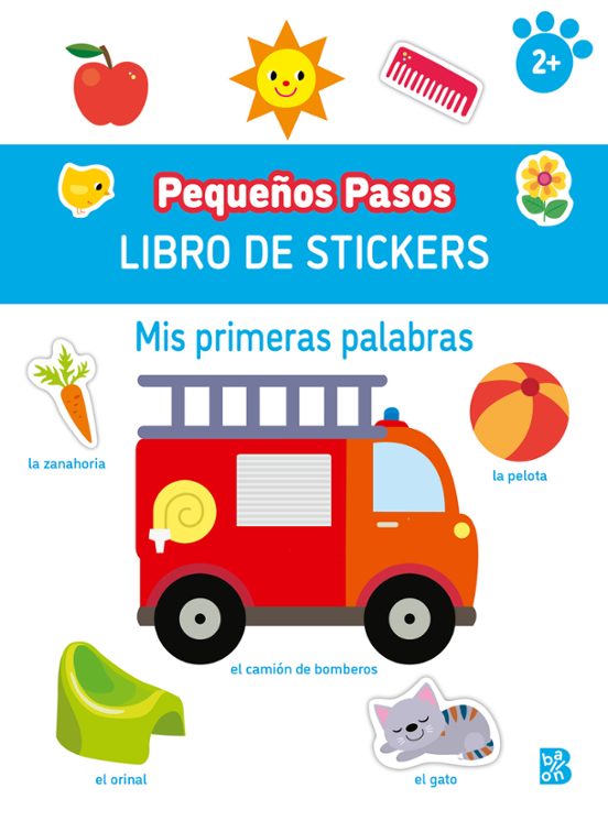 Pequeños Pasos Libro De Stickers. Primeras Palabras