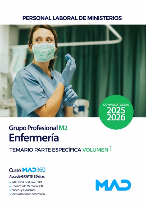 Enfermería . Ministerios. Temario Parte Esp Cífi