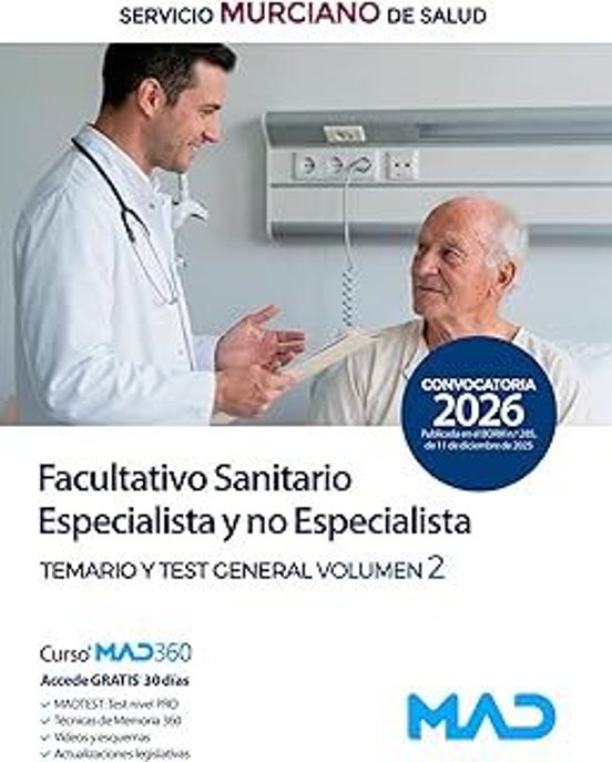 Facultativo Sanitario Especialista Y No Especialista Del Servicio Murc