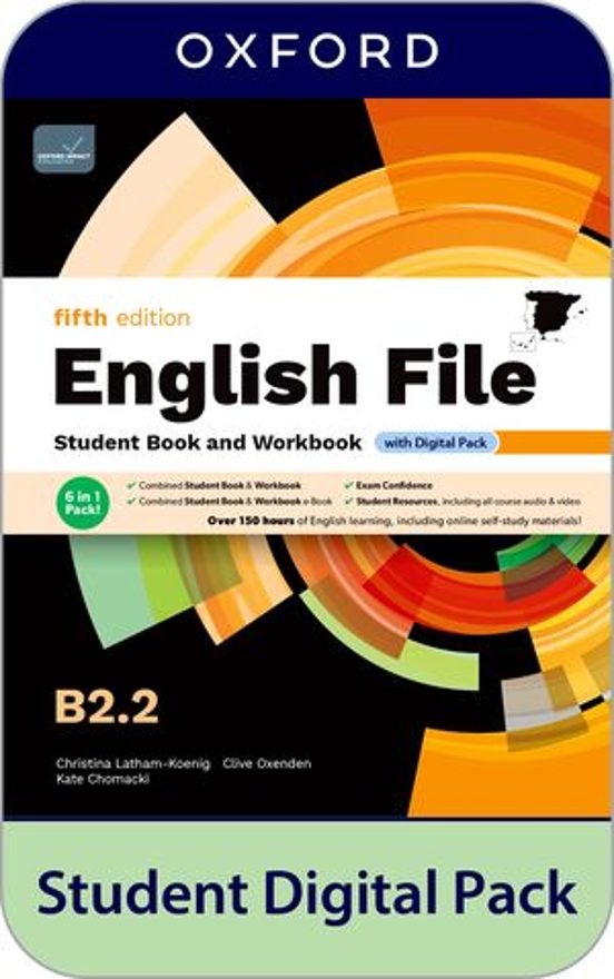 English File 5th Edition B2.2. Student's Book and Workbook and digital without Key Pack