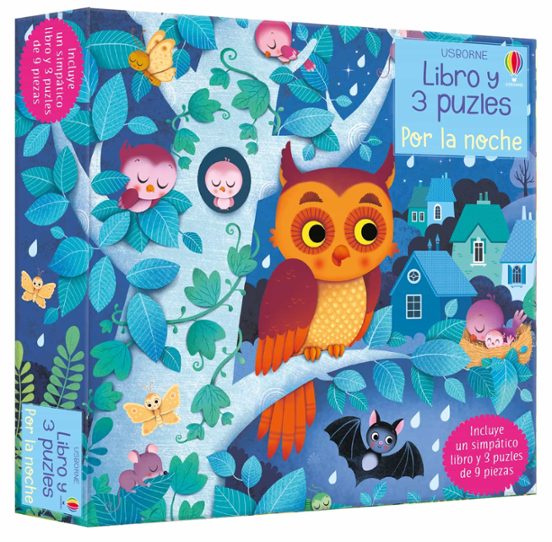 Por La Noche: Libro Y 3 Puzzles