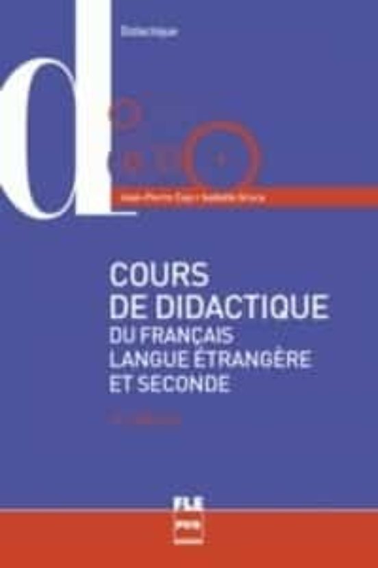 Cours De Didactique Du Français Langue Étrangère Et Seconde