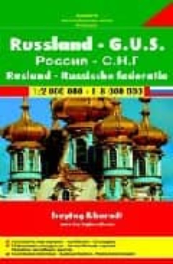 Rusia-cis Mapa De Carreteras