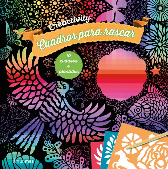 Creactivity. Cuadros Para Rascar. Arco Iris