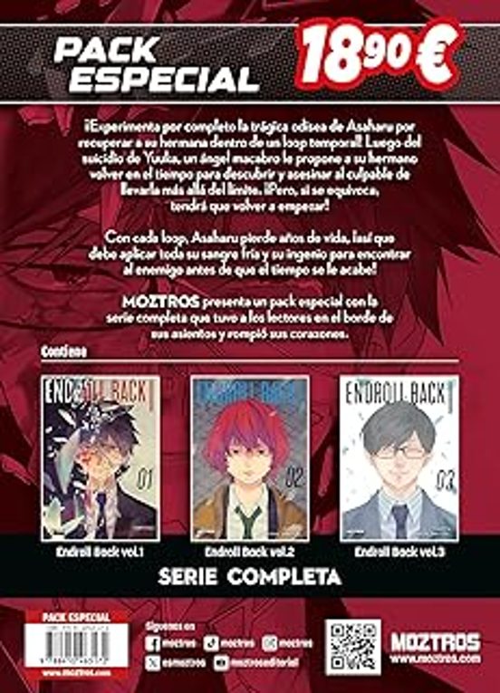 Endroll Back Pack Especial 3 Tomos