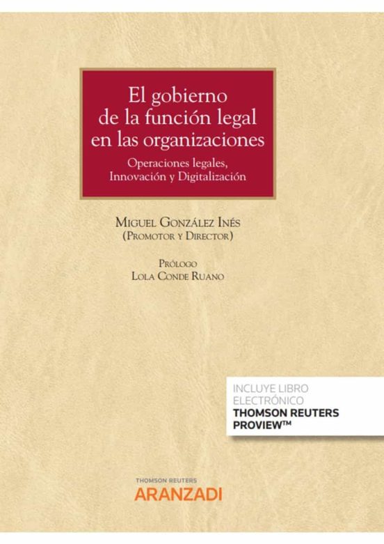 Gobierno De La Función Legal En Las Organizaciones.operaciones Legales