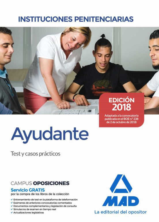 Ayudante De Instituciones Penitenciarias. Test Y Casos Prácticos