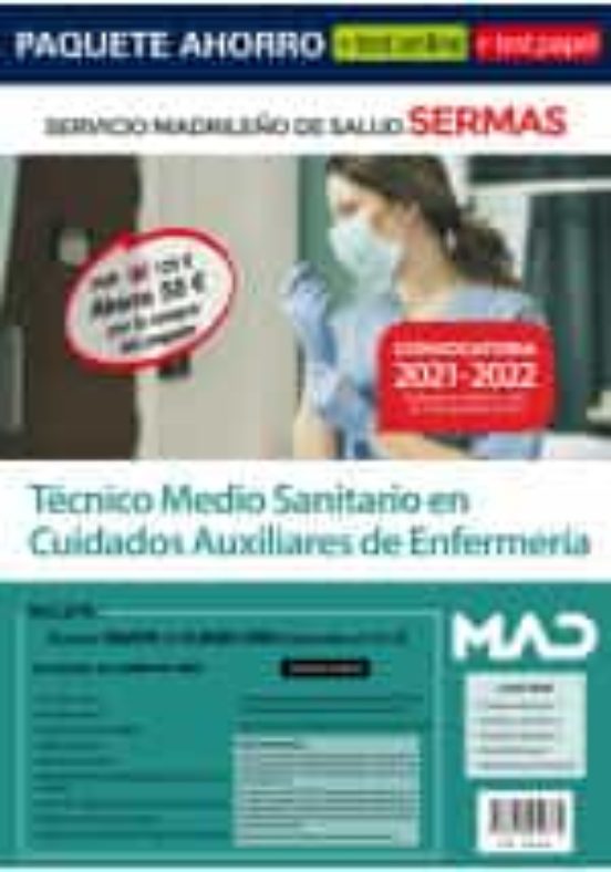 Paquete Ahorro + Test Online + Test Papel Tecnico Medio Sanitario En C