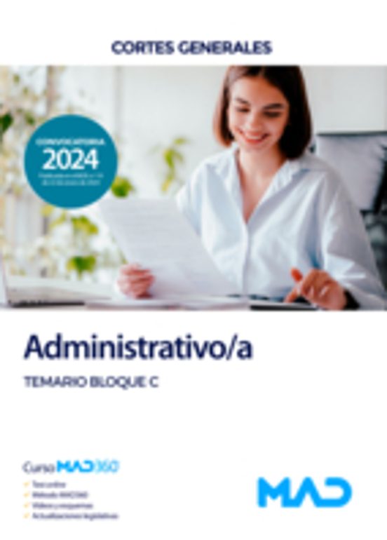 Administrativo/a. Temario Bloque C