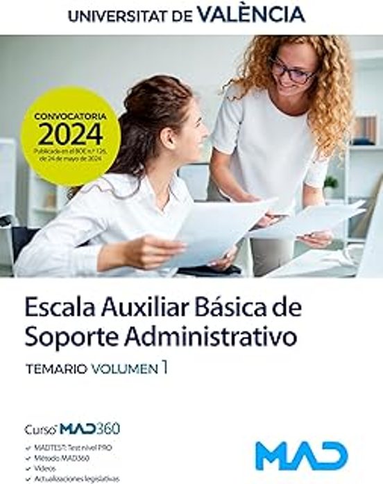 Escala Auxiliar Básica De Soporte Administrativo De La Universitat De