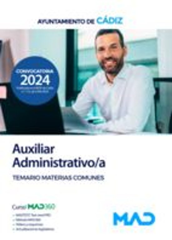 Auxiliar Administrativo/a. Temario De Materias Comunes