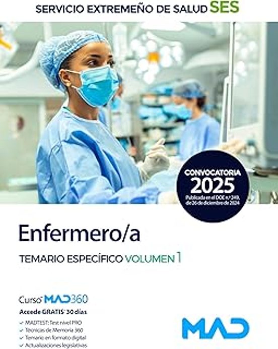 Enfermero/a Del Servicio Extremeño De Salud . Temario Específico