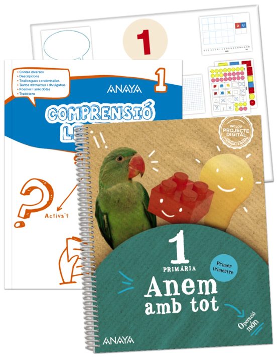 Anem amb Tot 1º Educacio Primaria Primer Trimestre + Compresió Lectora