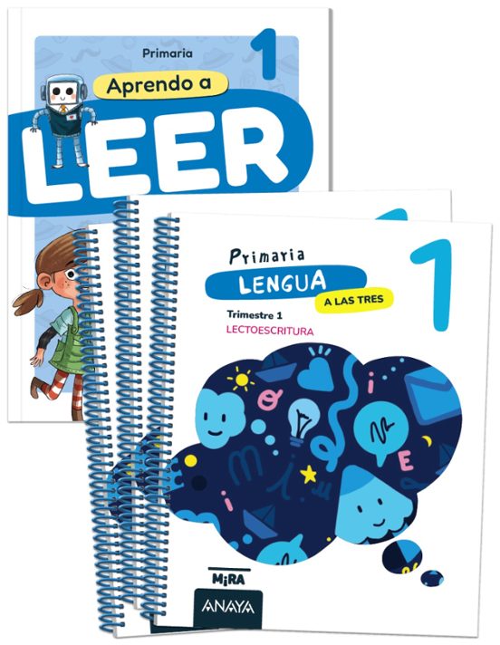 Lengua 1º Primaria a las Tres + Aprendo a Leer con Detectives del Recr