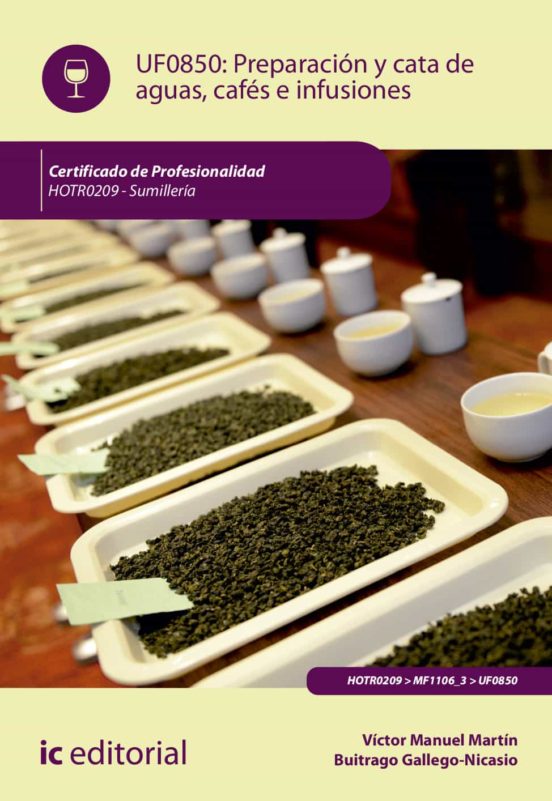 Hotr0209 Preparación Y Cata De Aguas Cafés E Infusiones Sumil