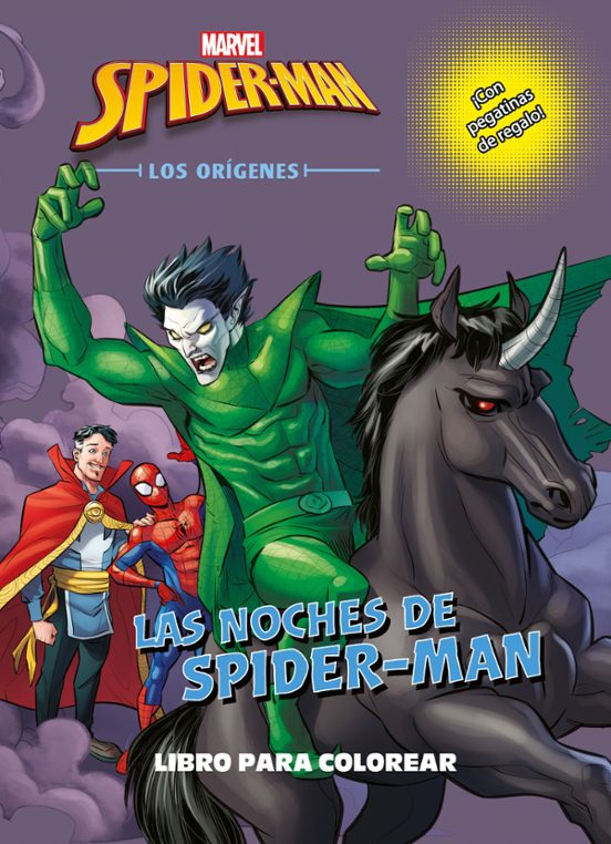 Spider-man: Los Origenes: Libro Para Colorear: Las Noches De Spider-ma