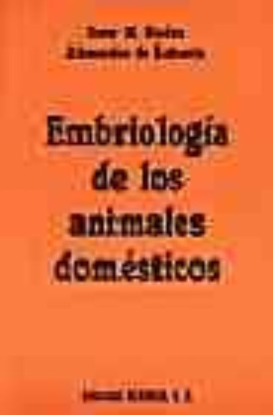 Embriología De Los Animales Domésticos