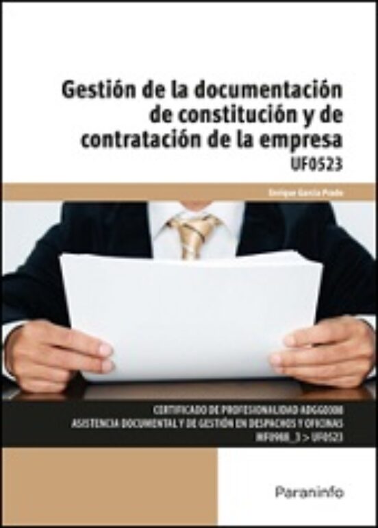 Gestion De La Documentacion De Constitucion Y De Contrat Acio